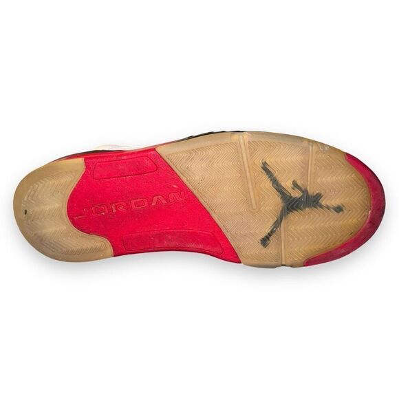 Jordan 5 Retro Fire Red Black Tongue 2013 136027-120 - Picture 10 of 13